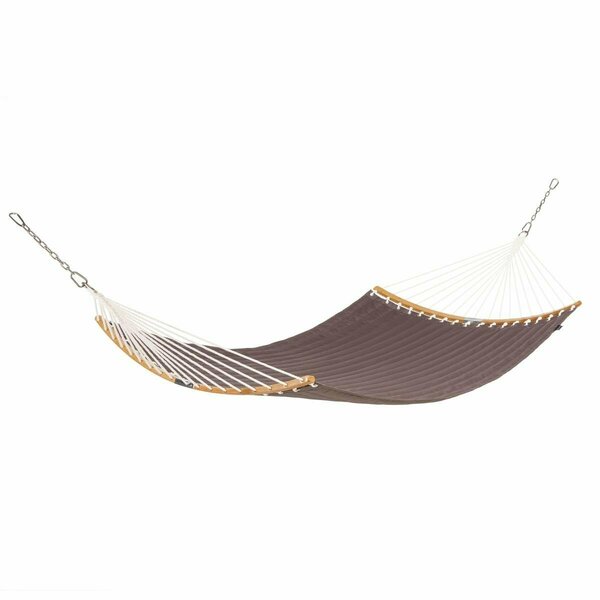 Propation Ravenna Connect Curve Quilted Double Hammock, Dark Taupe - 81 x 55 in. PR2544985